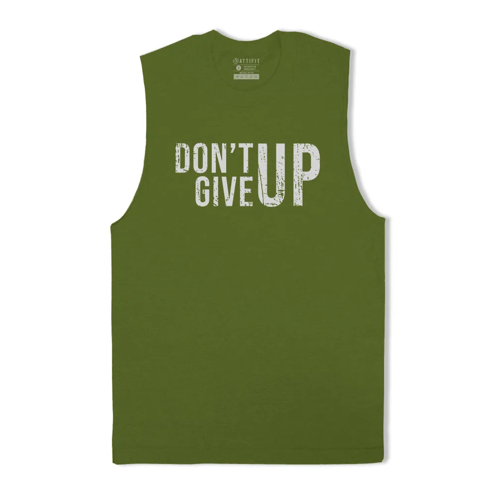 Don't Give Up Graphic Tank Top